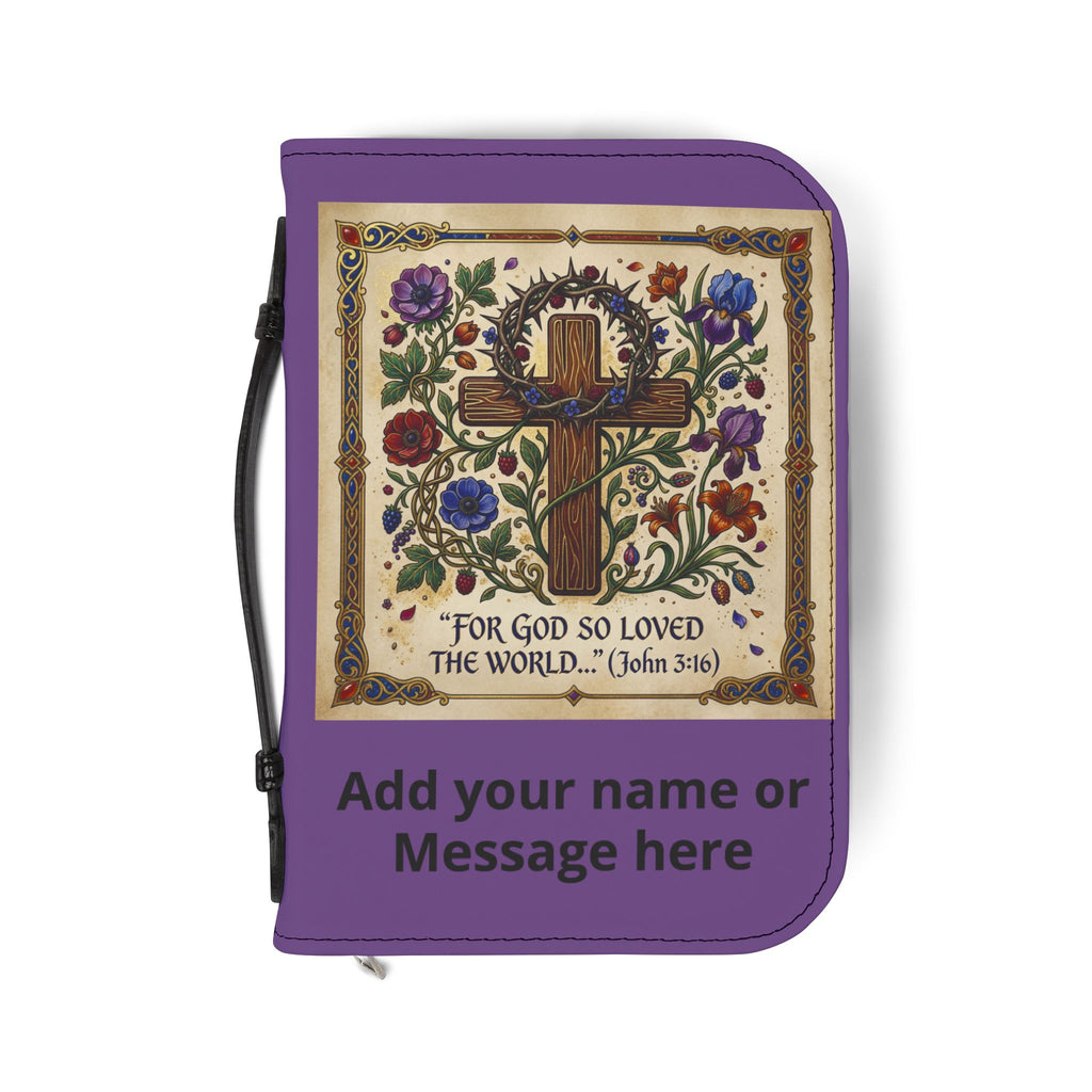 Bible Cover - “For God so loved the world…”