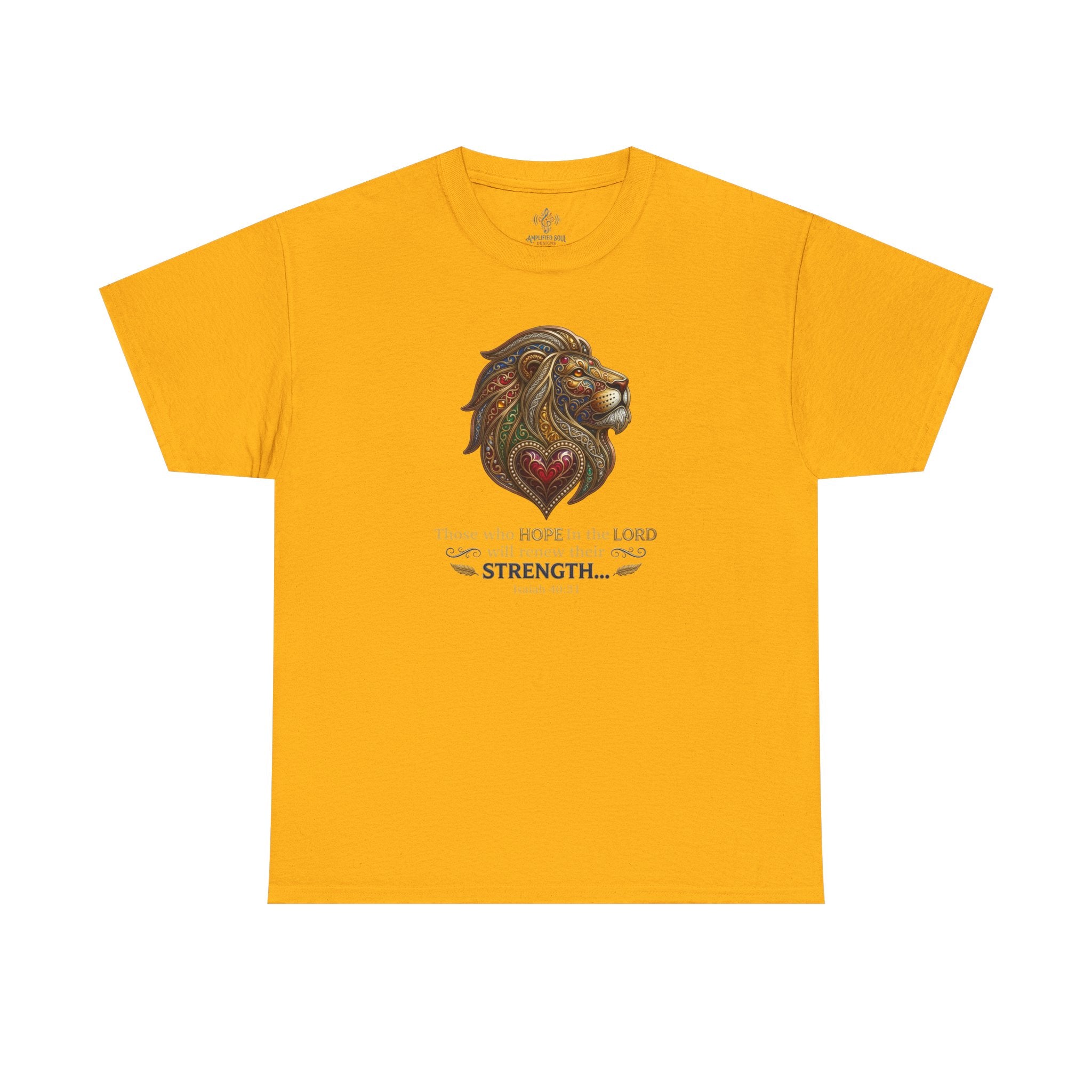 Unisex Heavy Cotton Tee - “ Those who hope in the Lord… “ Isaiah 40:31