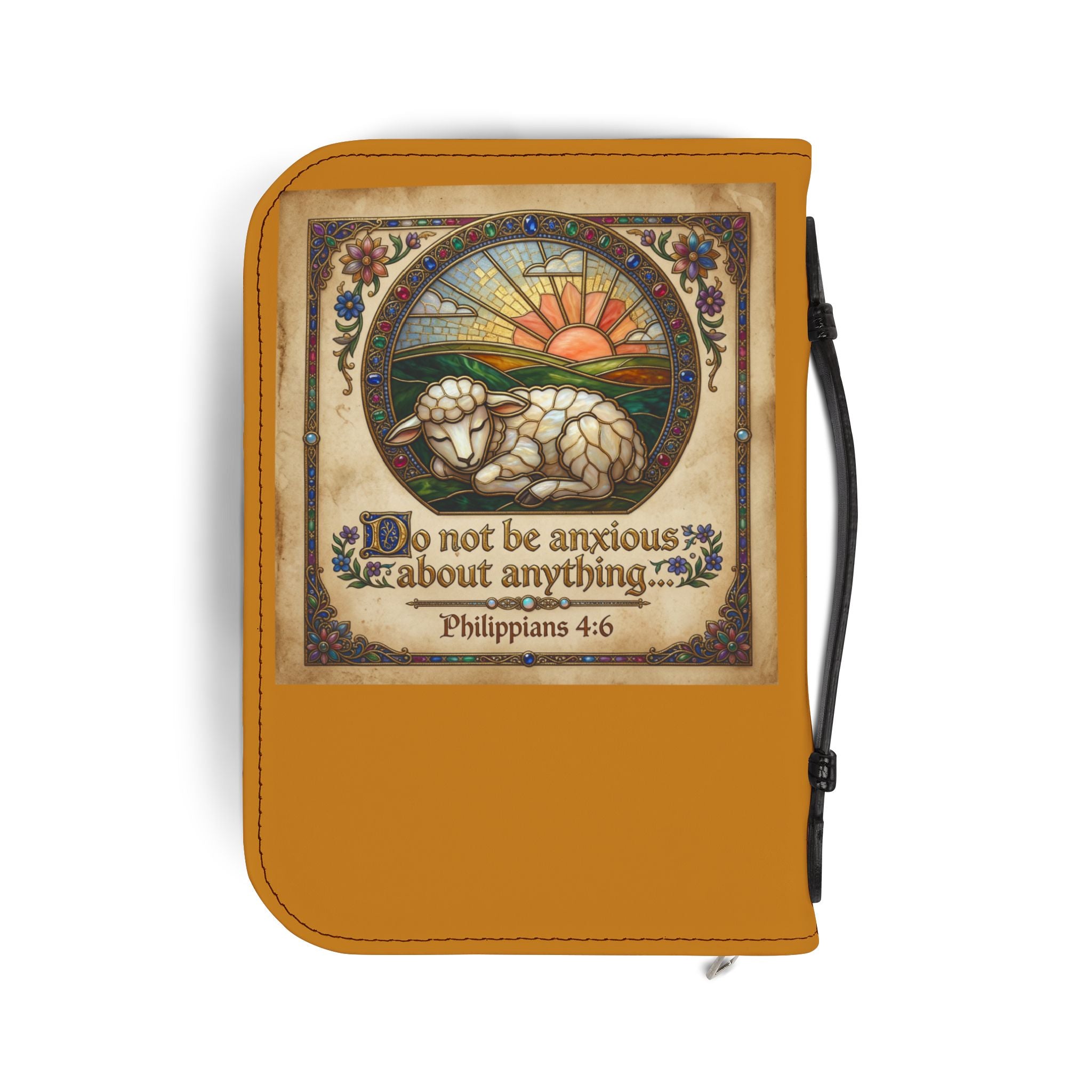 Bible Cover - “Be not anxious about anything…”