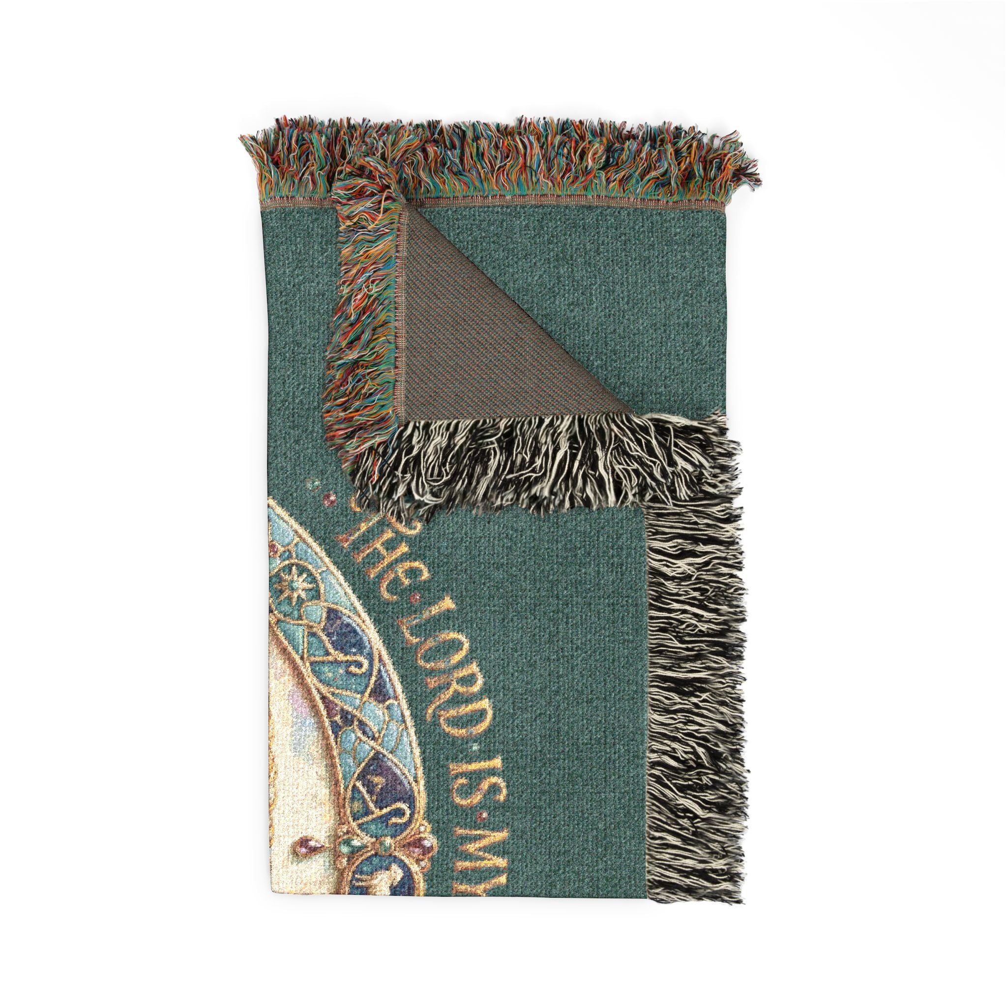 Woven Blanket - “The Lord is my Shpeherd” Psalm 23:1