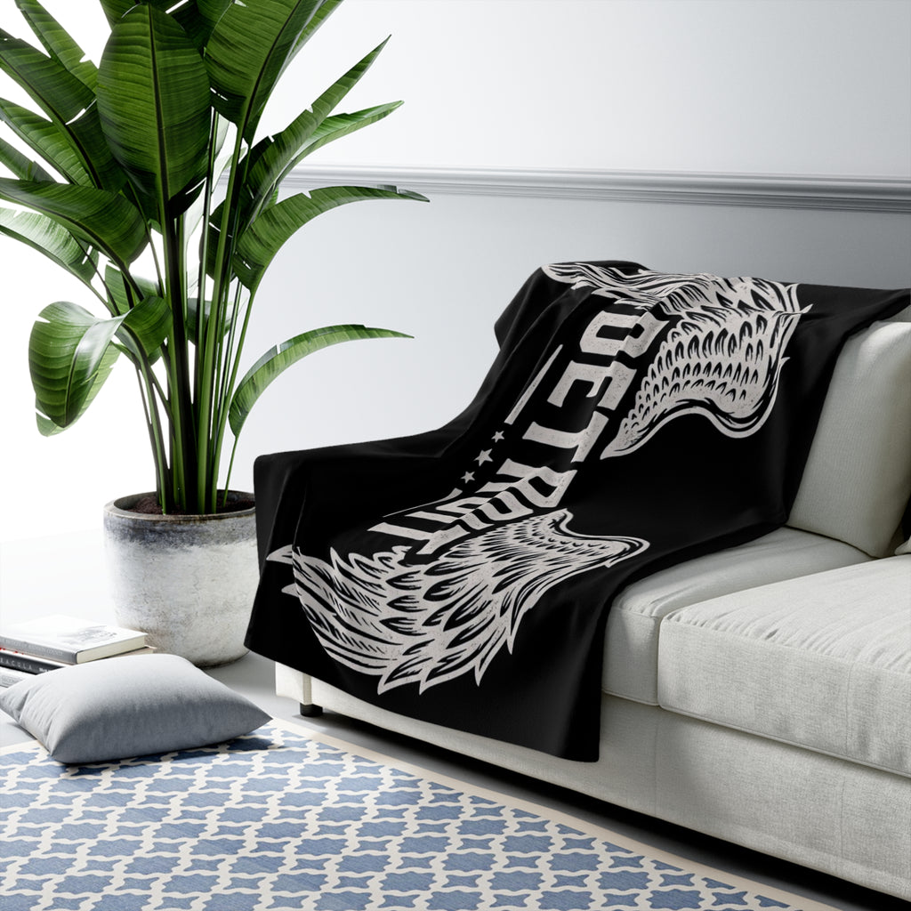 Sherpa Fleece Blanket - Detroit Wings