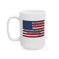 Ceramic Mug, (11oz, 15oz) God Bless America