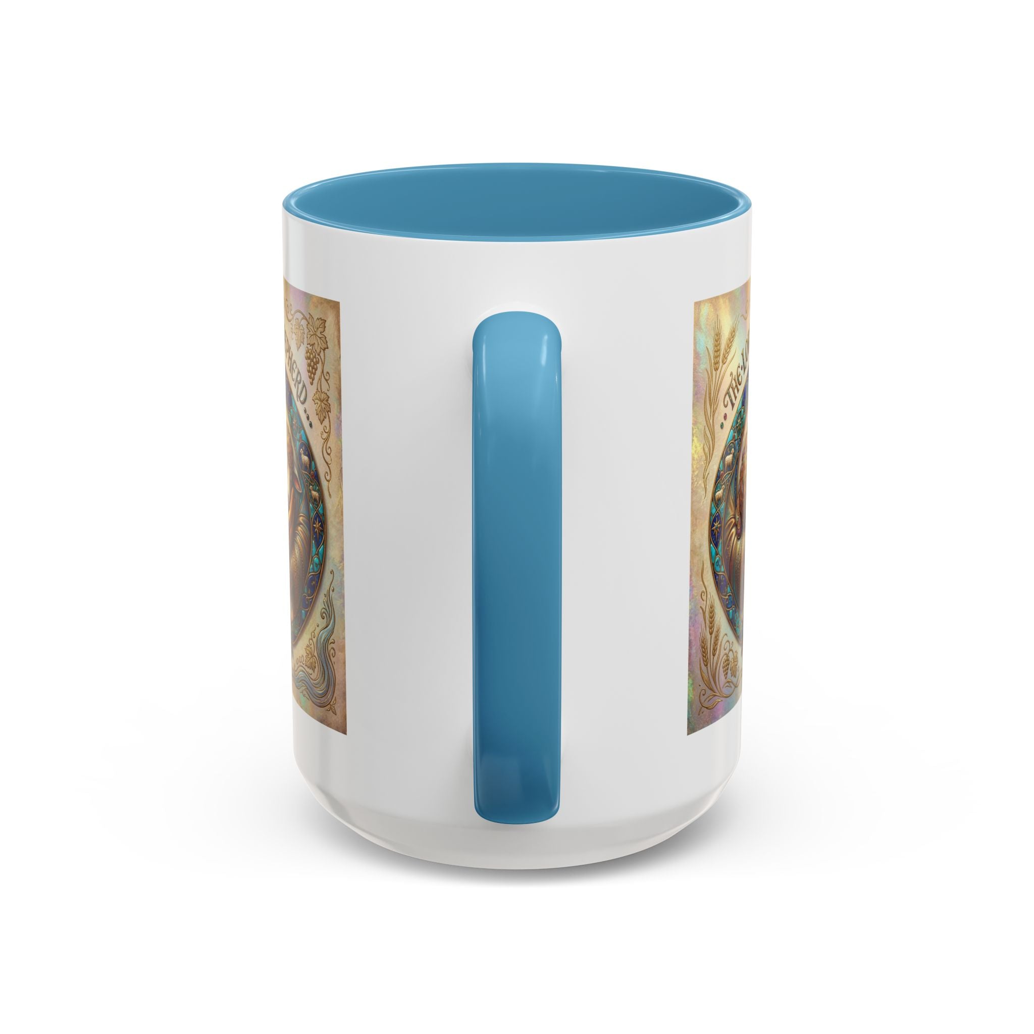 Accent Coffee Mug (11, 15oz) "The Lord is my Shepherd" Psalms 23:1