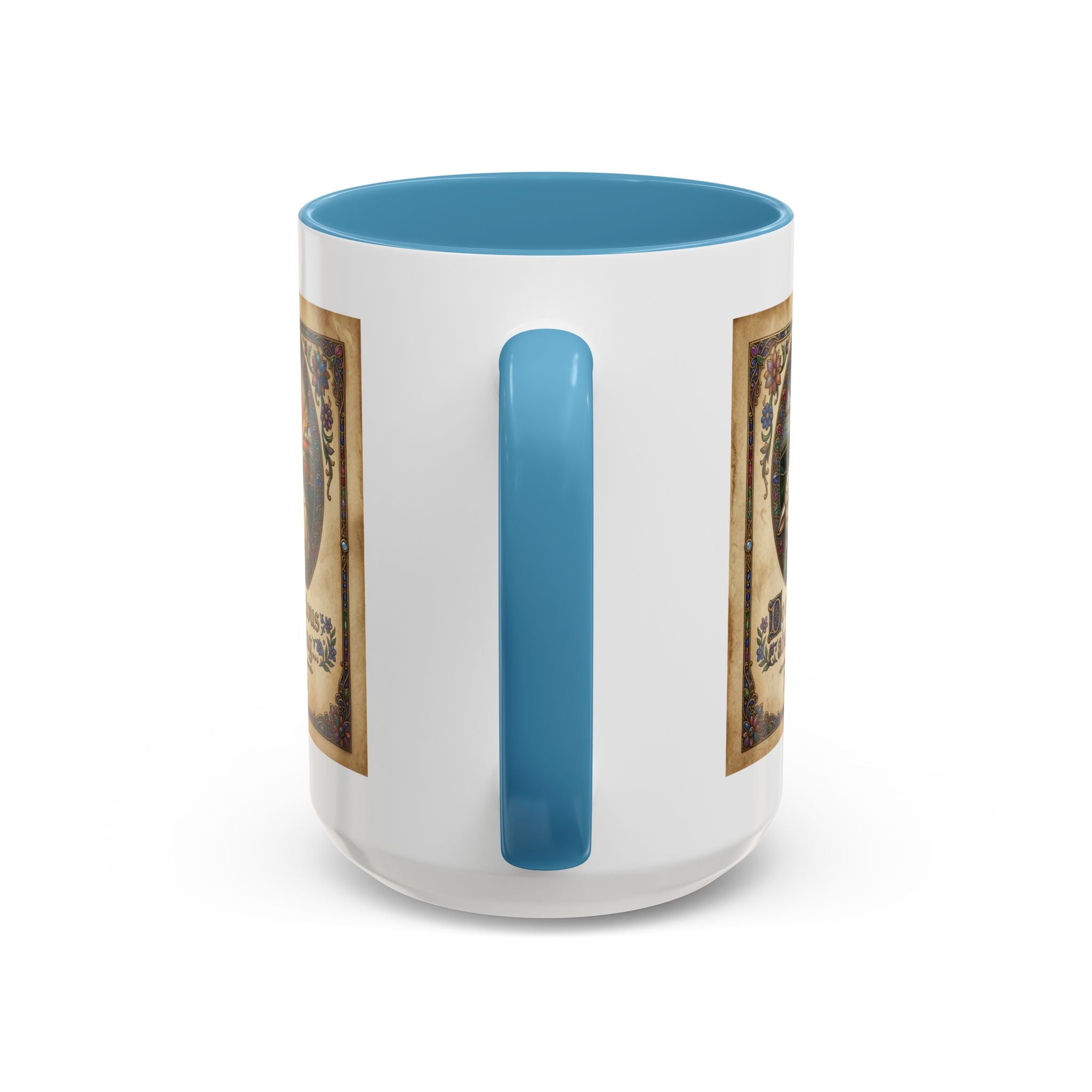 Accent Coffee Mug (11, 15oz) "Be not anxious about anything Phillipians 4:6